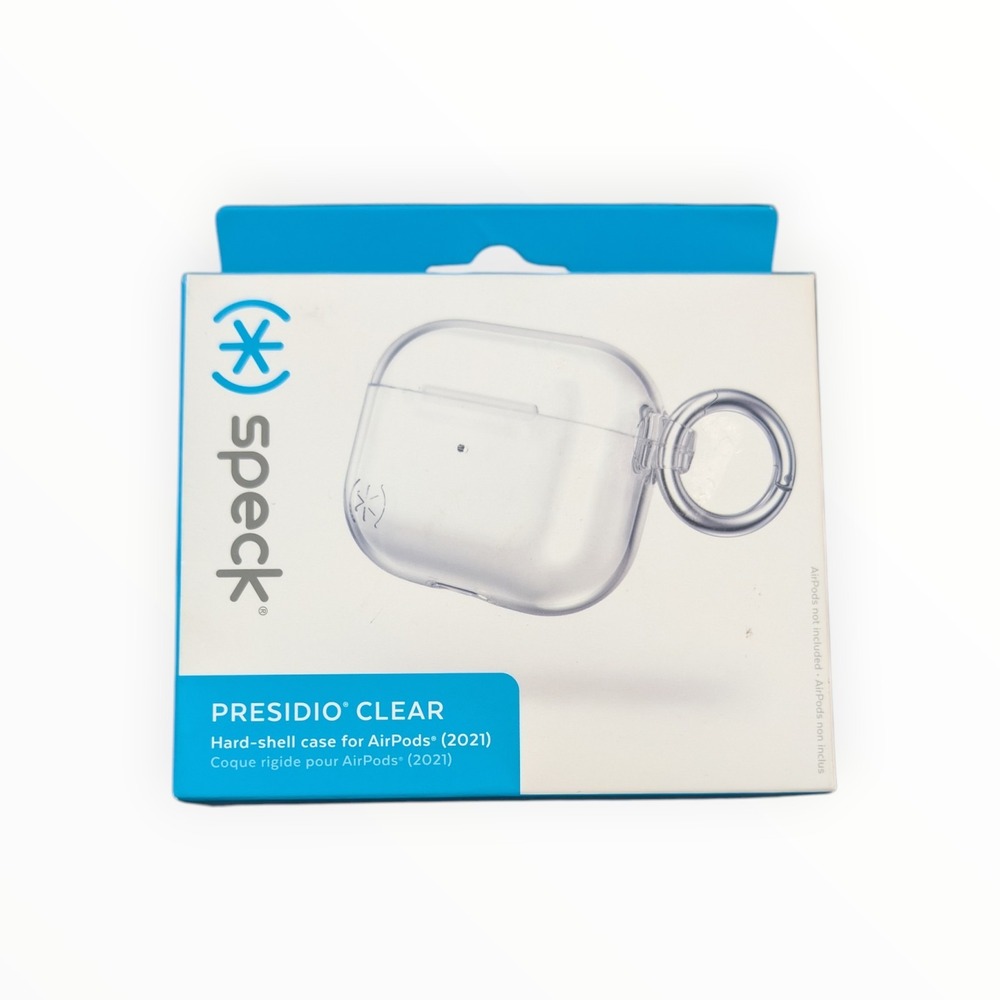 F3-N Speck Presidio‎ Clear Hard-shell Case for Apple AirPods 2021